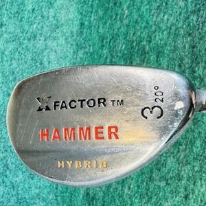 Vintage X Factor Hammer 3 20° Hybrid Mens RH SmartShaft Red Black Golf Club